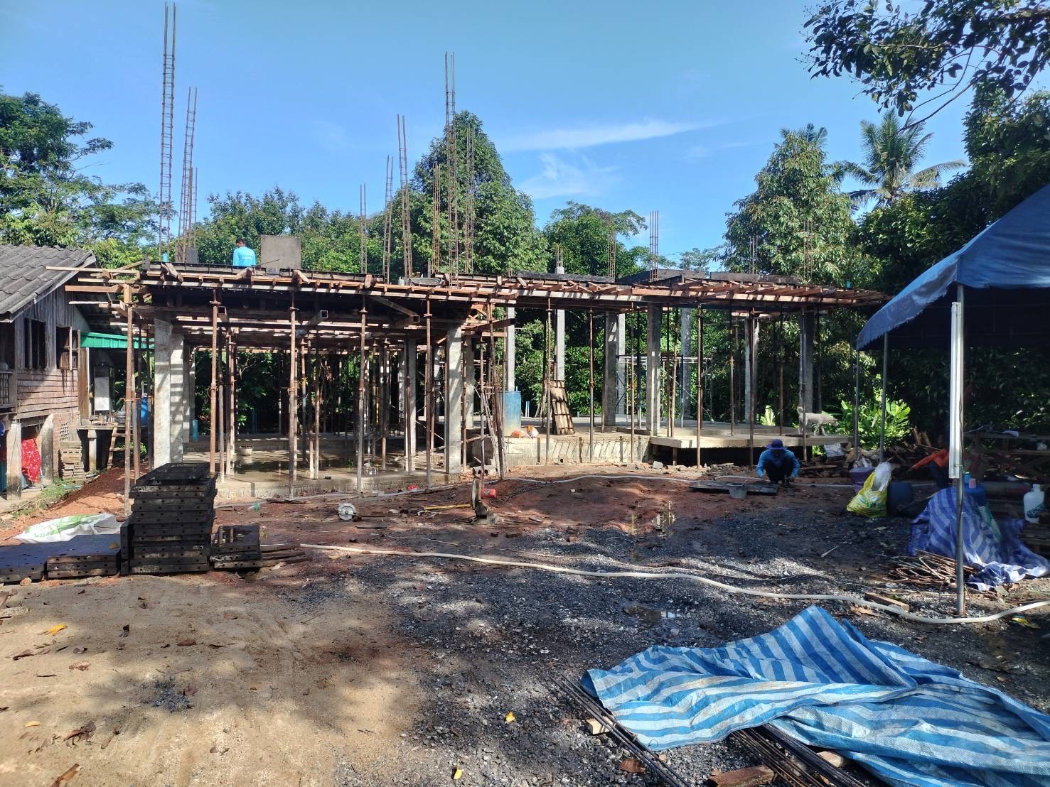 บ้าน คสล. 1 ชั้น คุณวิว </br> ชะอวด