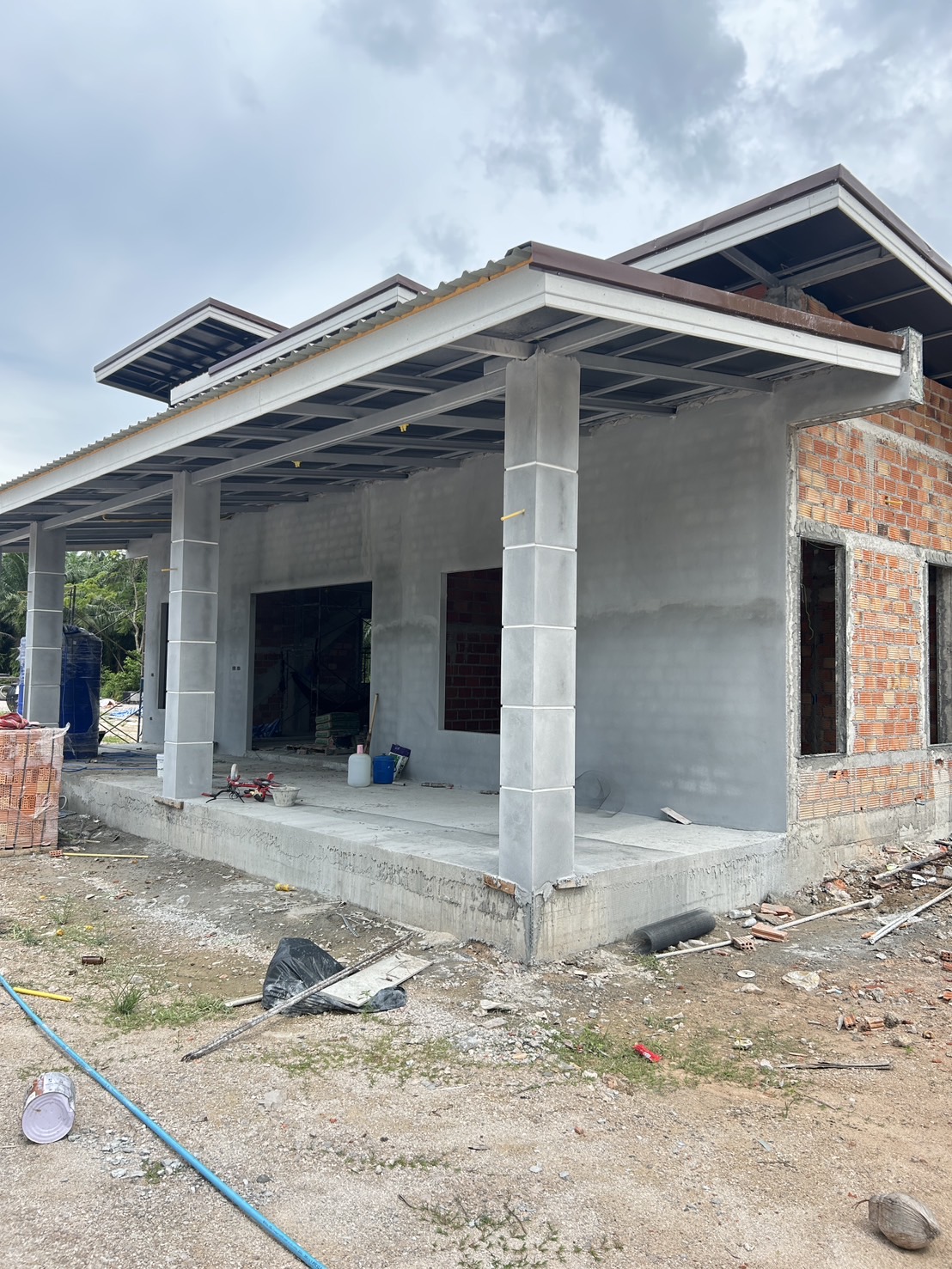 บ้าน คศล. 1 ชั้น  คุณจินดา </br>ขนอม