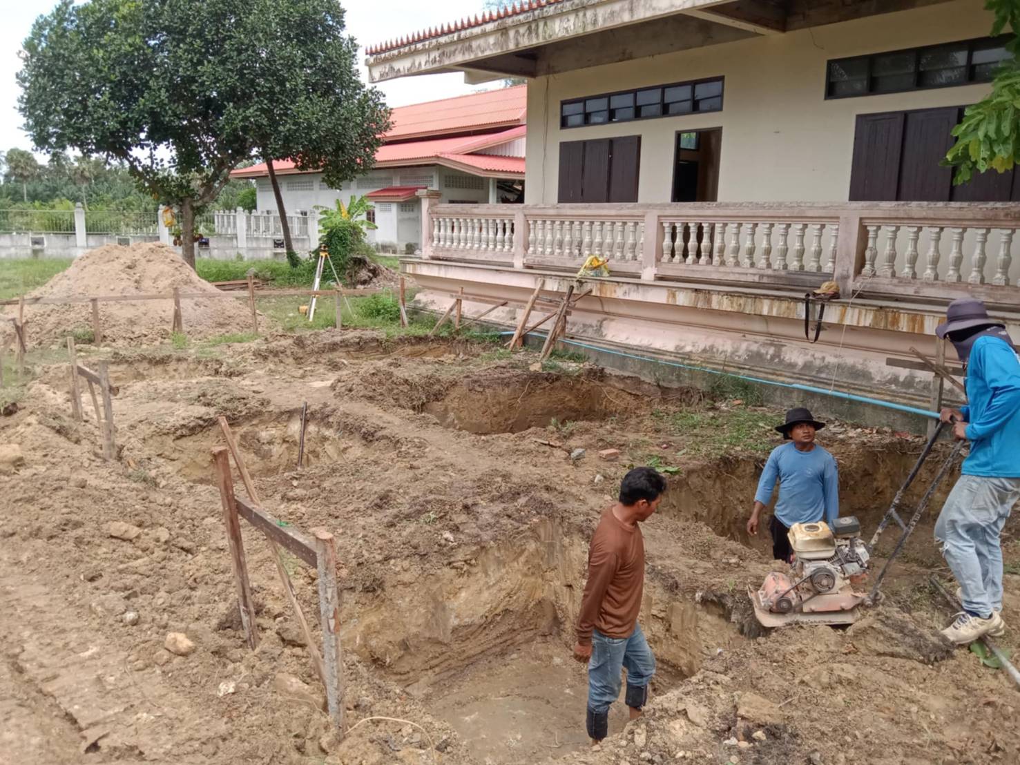 ปรังปรุงต่อเติม ศาลาอเนกประสงค์ วัดกระดังงา  ขนอม