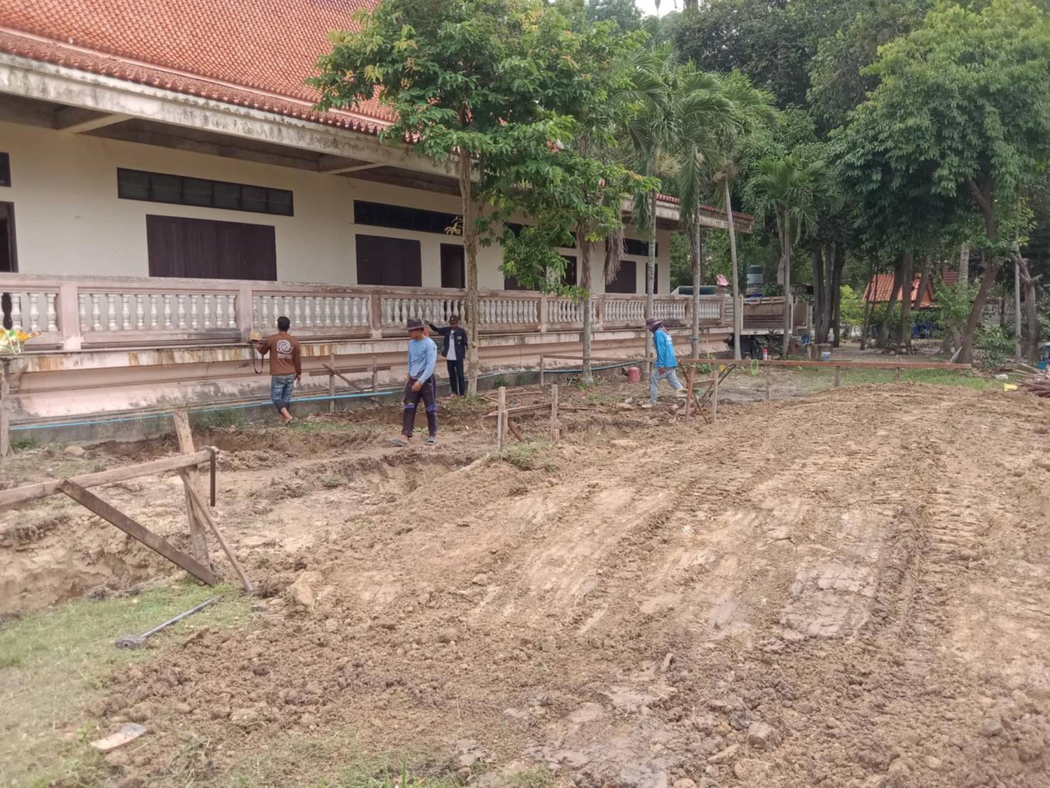 ปรังปรุงต่อเติม ศาลาอเนกประสงค์ วัดกระดังงา  ขนอม