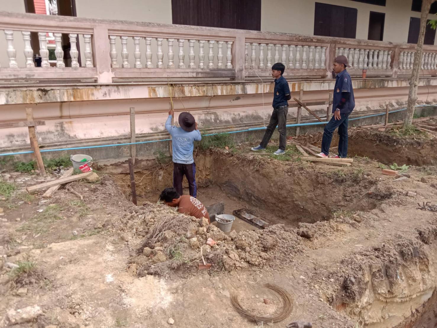 ปรังปรุงต่อเติม ศาลาอเนกประสงค์ วัดกระดังงา  ขนอม