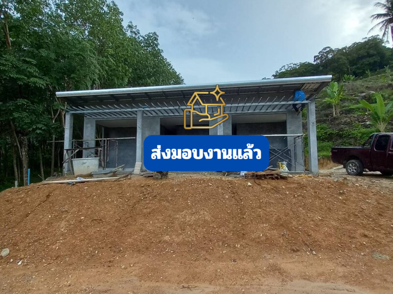 บ้านพักคนงาน คสล 1 ชั้น ซ.น้ำตกเสม็ดชุน <br> ขนอม ส่งมอบงาน