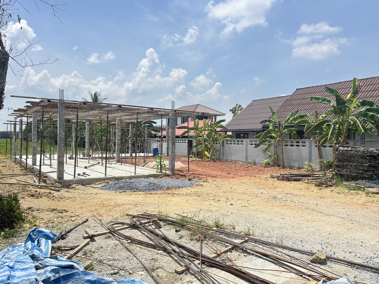งานโรงจอดรถ k.กันติชา </br> ต.ชัยบุรี พัทลุง
