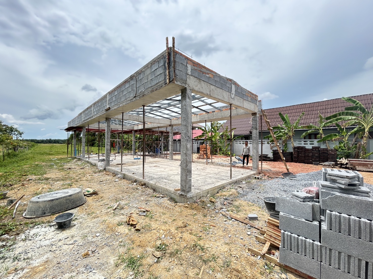 งานโรงจอดรถ k.กันติชา </br> ต.ชัยบุรี พัทลุง