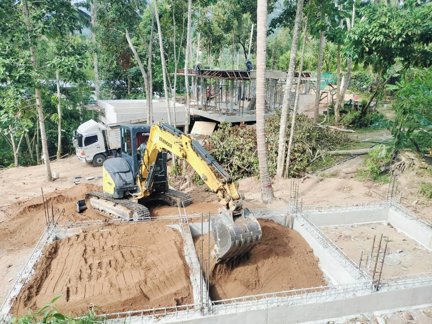 บ้าน คสล. สูง 2 ชั้น พร้อมสระน้ำ </br>เกาะสมุย