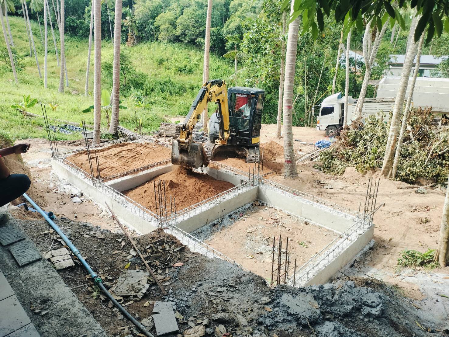 บ้าน คสล. สูง 2 ชั้น พร้อมสระน้ำ </br>เกาะสมุย