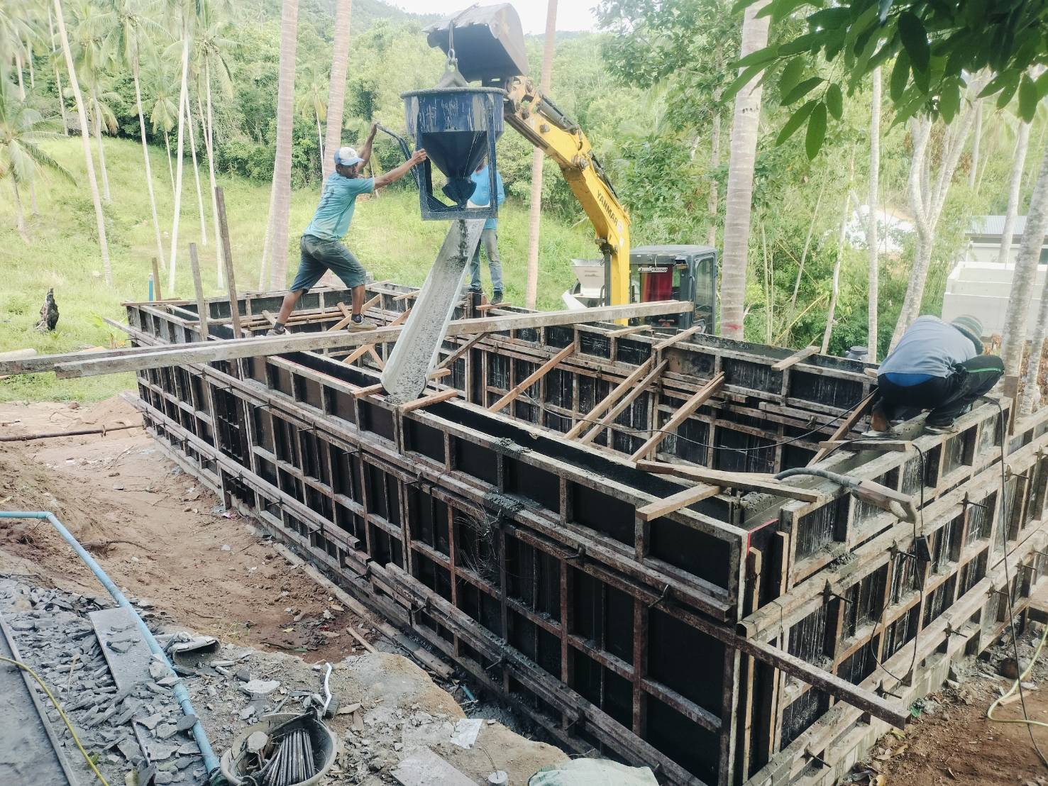 งานสระน้ำขนาด 2.90x8.00 m. สมุย