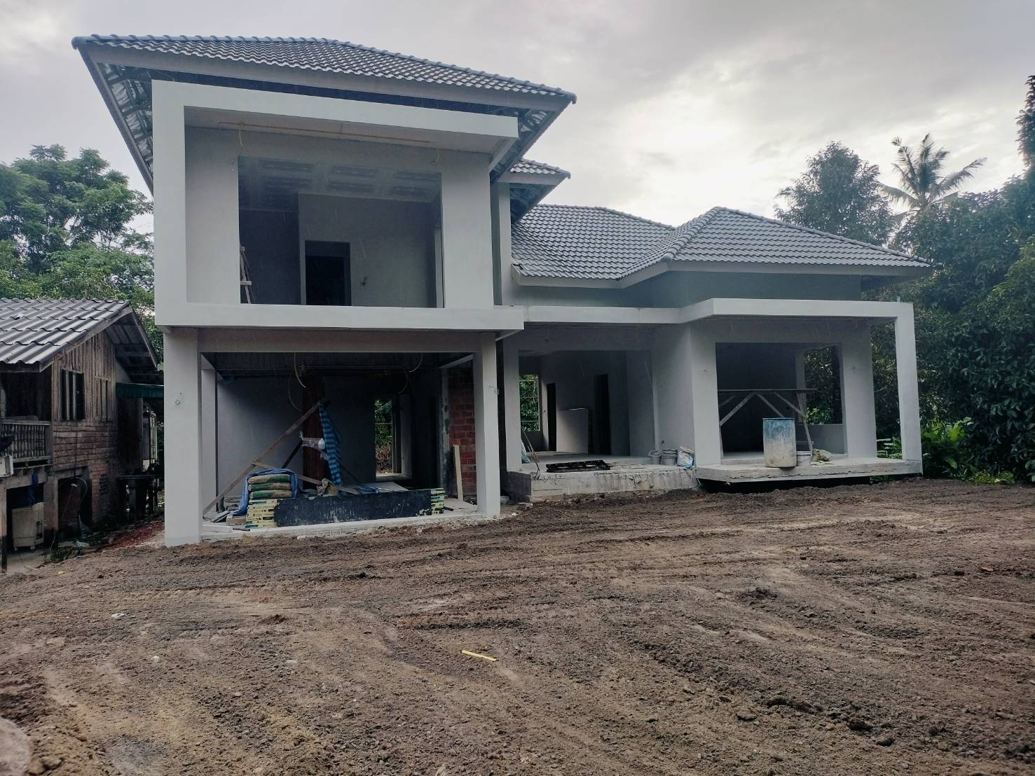 บ้าน คสล. 2 ชั้น คุณวิว </br> ชะอวด