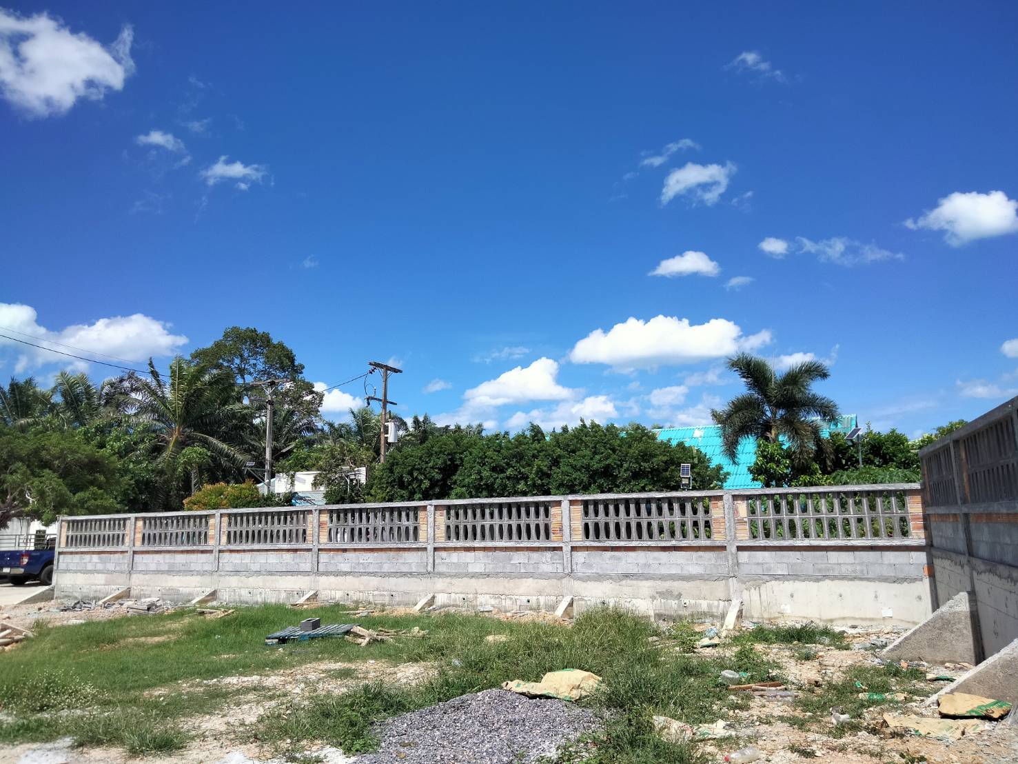 งานกำแพงกันดิน </br>ขนอม