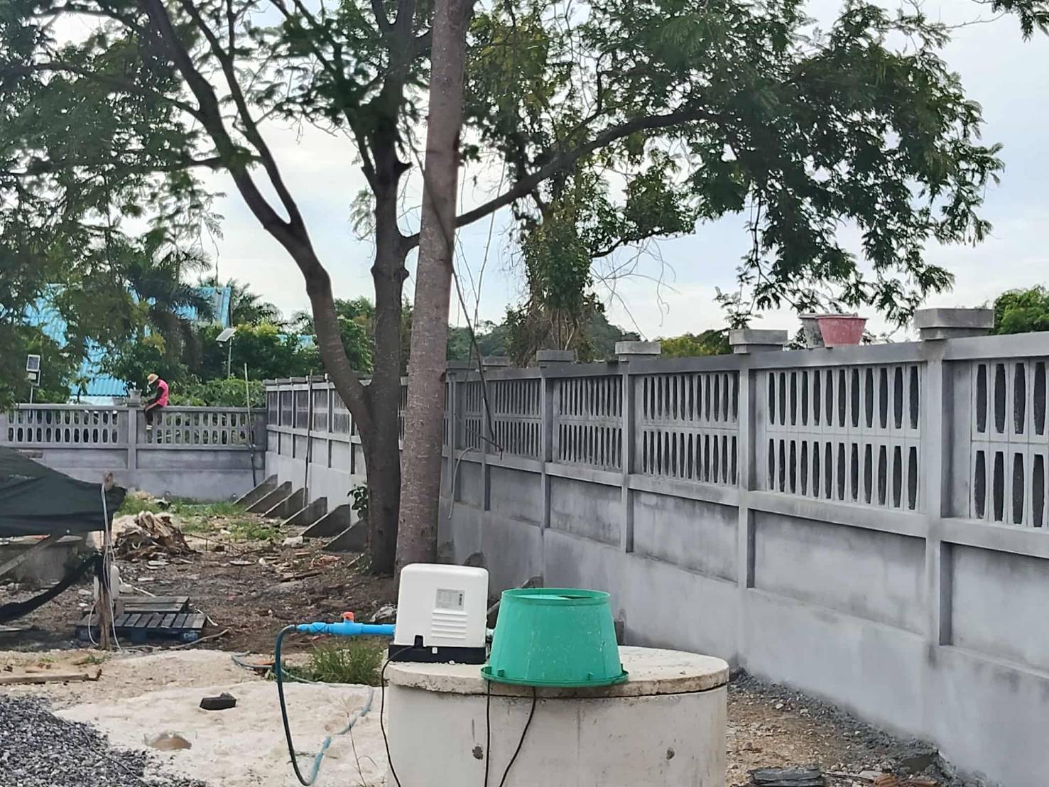งานกำแพงกันดิน </br>ขนอม