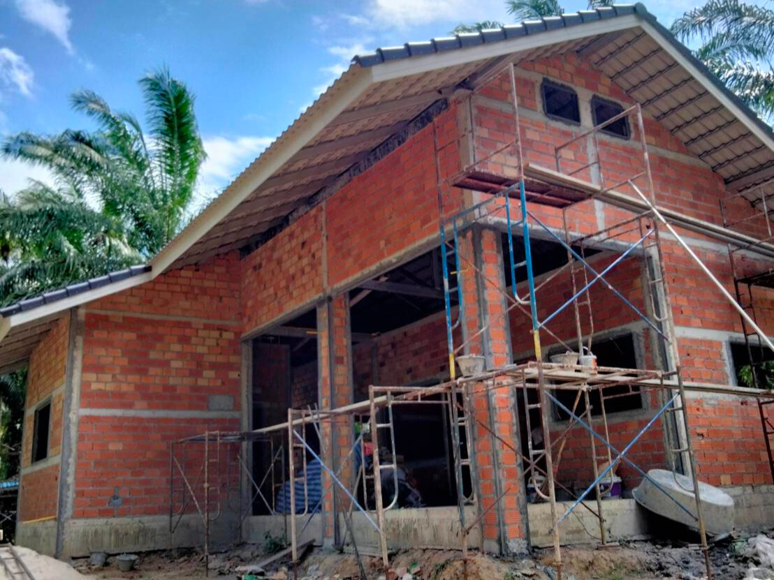 บ้านพัก คสล. 1 ชั้น k.อัมรินทร์ </br>ขนอม