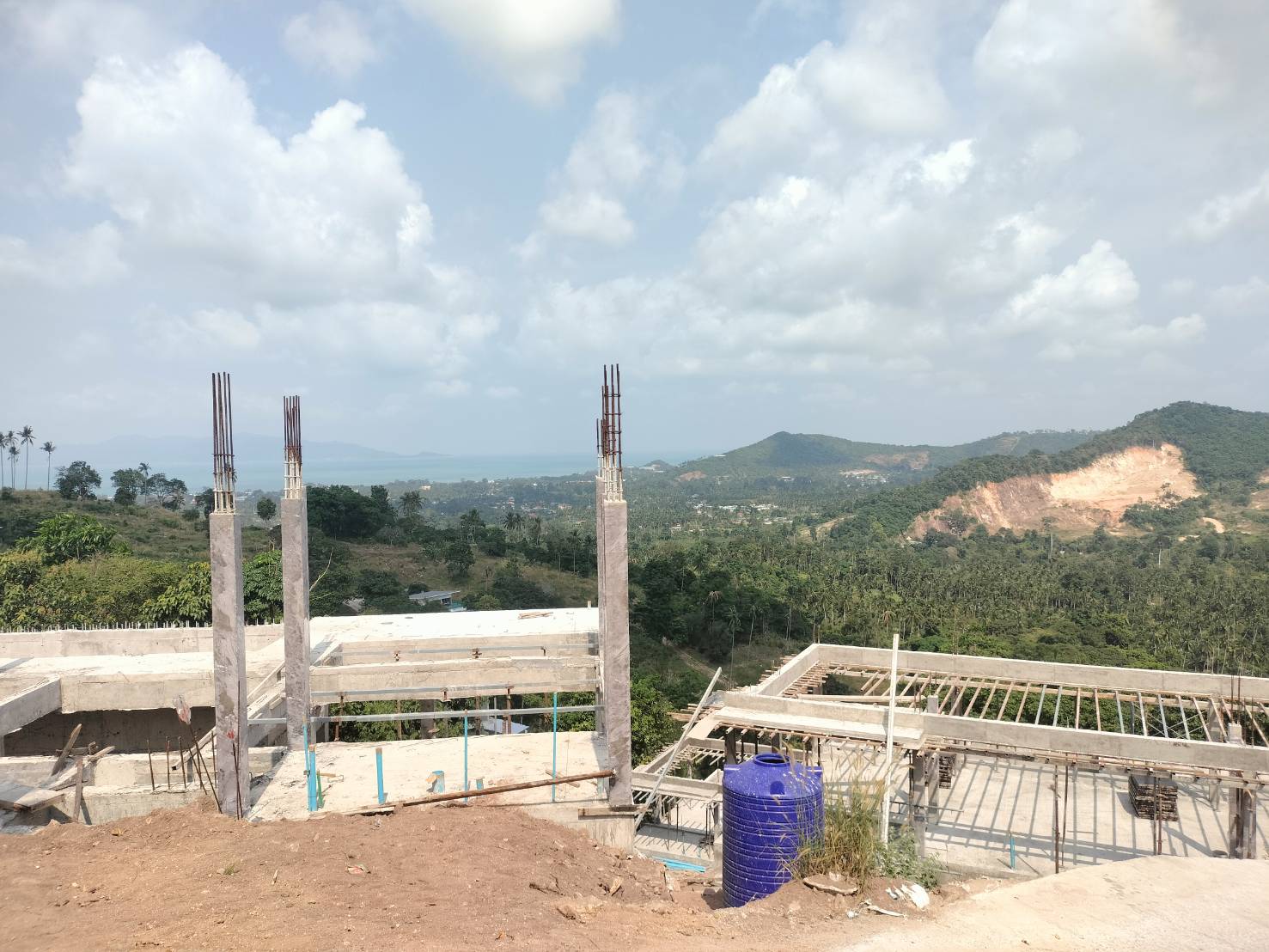 โครงการก่อสร้างตำบลแม่น้ำ </br> สมุย