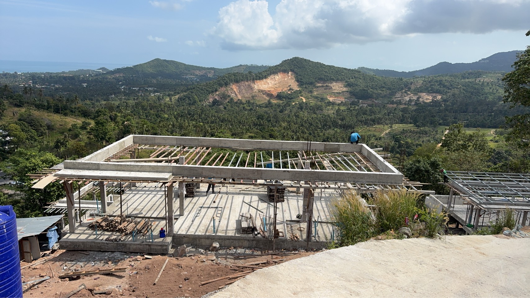 โครงการก่อสร้างตำบลแม่น้ำ </br> สมุย