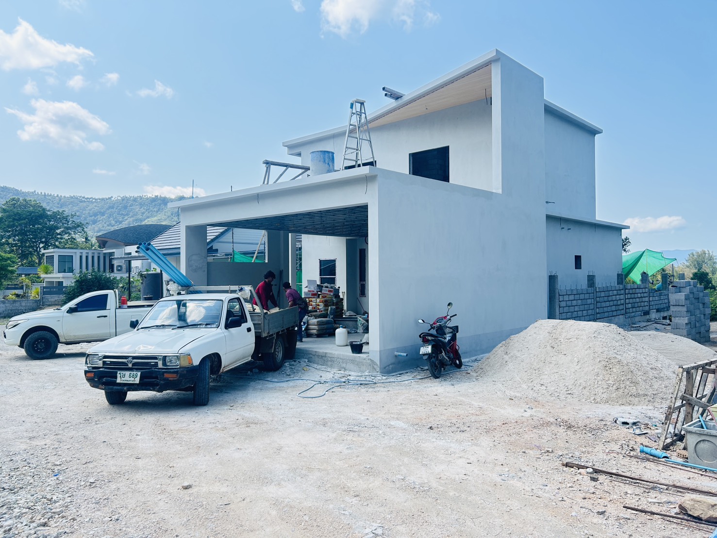 พูลวิลล่า 2 ชั้น พร้อมสระว่ายน้ำ  หาดในเพลา ขนอม